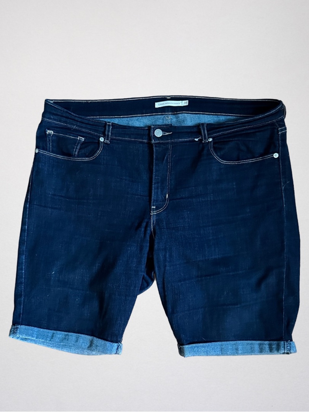 Levi’s Dark Wash Bermuda Shorts | Size 34 | High Rise | Excellent Condition